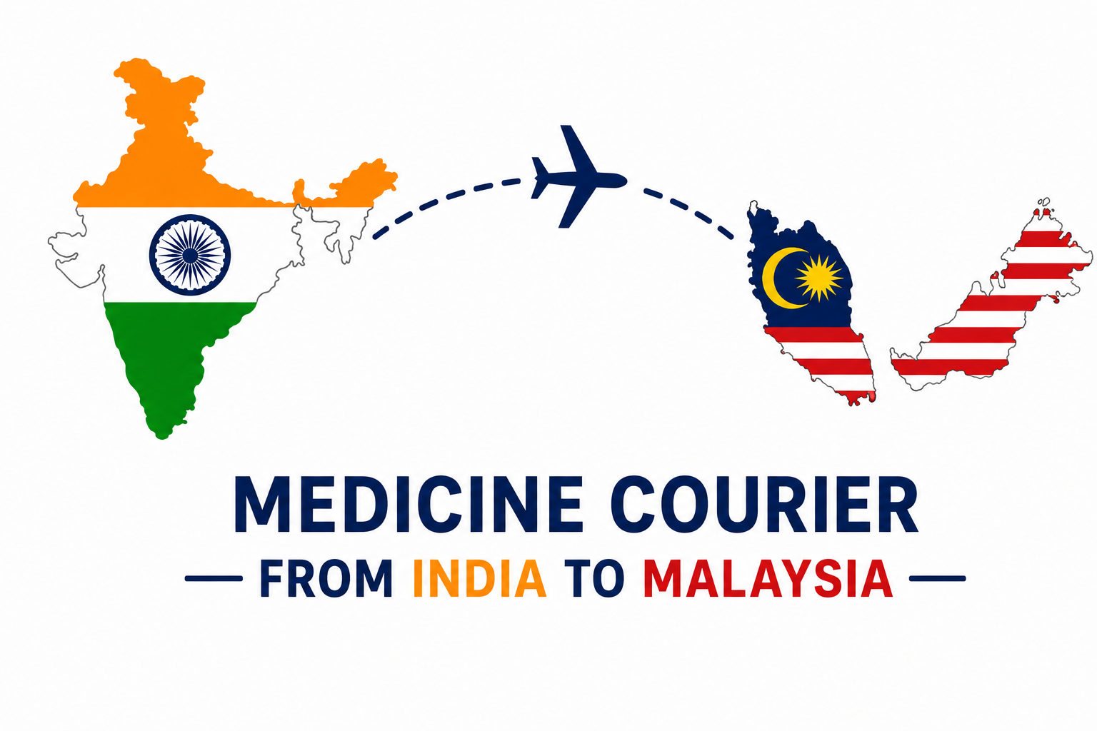 Medicine Courier from India to Malaysia - Book Pickup Online